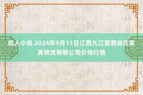 成人小说 2024年9月11日江西九江琵琶湖农家具物流有限公司价钱行情