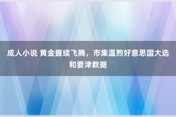 成人小说 黄金握续飞腾，市集温煦好意思国大选和要津数据