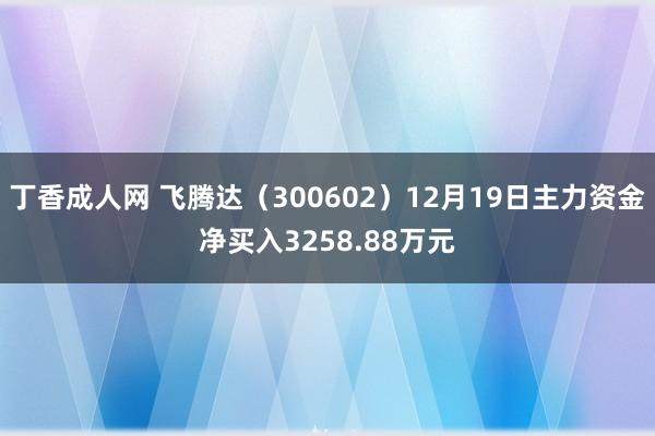 丁香成人网 飞腾达（300602）12月19日主力资金净买入3258.88万元